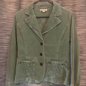 Green corduroy jacket size M